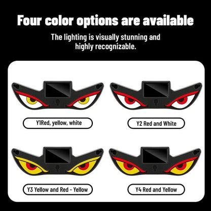 💥LAST DAY 70% OFF-🚗Car Rear Window Dynamic LED Display – Vampire Devil Eye Emoji Panel, Auto Decorative Light