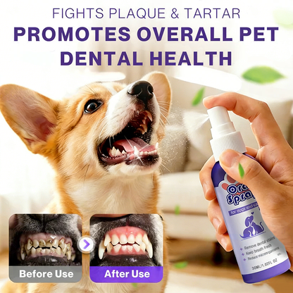 Pet Oral Spray ✅FDA Approved | Freshen Breath, Remove Tartar & Promote gum regeneration, stabilize teeth 🦷🦷