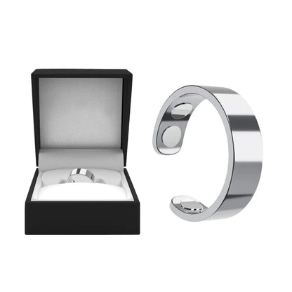 Magnetic Ring - Elegant Stainless Steel Ring - Magnet Rings