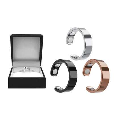 Magnetic Ring - Elegant Stainless Steel Ring - Magnet Rings