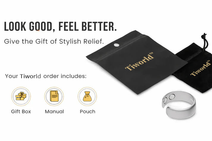 Magnetic Ring - Elegant Stainless Steel Ring - Magnet Rings