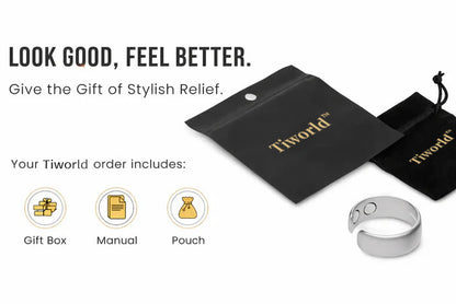 Magnetic Ring - Elegant Stainless Steel Ring - Magnet Rings