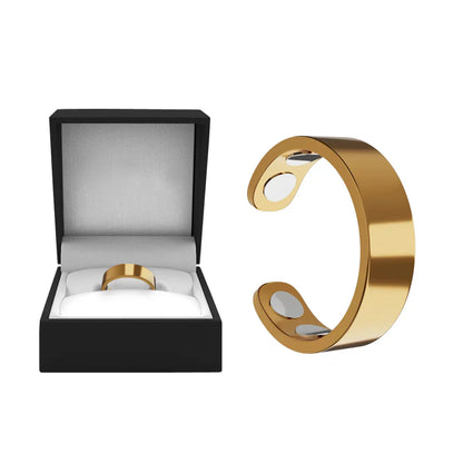 Magnetic Ring - Elegant Stainless Steel Ring - Magnet Rings