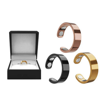 Magnetic Ring - Elegant Stainless Steel Ring - Magnet Rings