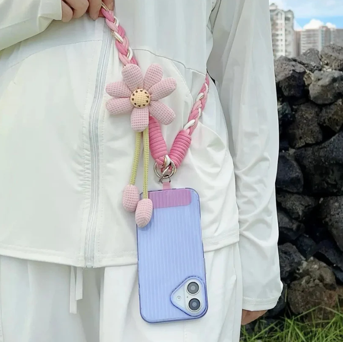 🌞Cute Floral Phone Crossbody Lanyard -Hands-Free & Stylish!