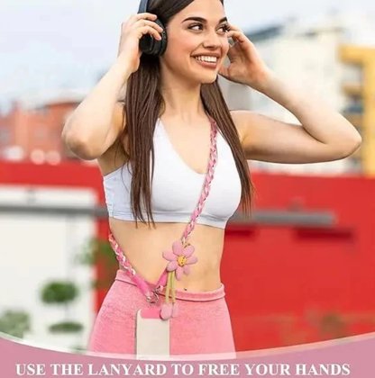 🌞Cute Floral Phone Crossbody Lanyard -Hands-Free & Stylish!
