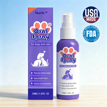 Pet Oral Spray ✅FDA Approved | Freshen Breath, Remove Tartar & Promote gum regeneration, stabilize teeth 🦷🦷