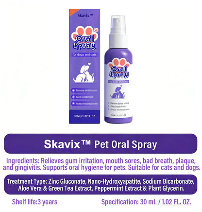 Pet Oral Spray ✅FDA Approved | Freshen Breath, Remove Tartar & Promote gum regeneration, stabilize teeth 🦷🦷