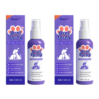 Pet Oral Spray ✅FDA Approved | Freshen Breath, Remove Tartar & Promote gum regeneration, stabilize teeth 🦷🦷