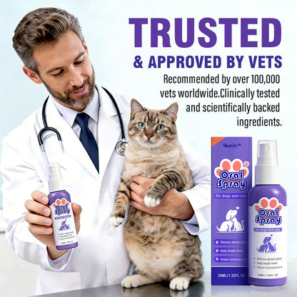 Pet Oral Spray ✅FDA Approved | Freshen Breath, Remove Tartar & Promote gum regeneration, stabilize teeth 🦷🦷