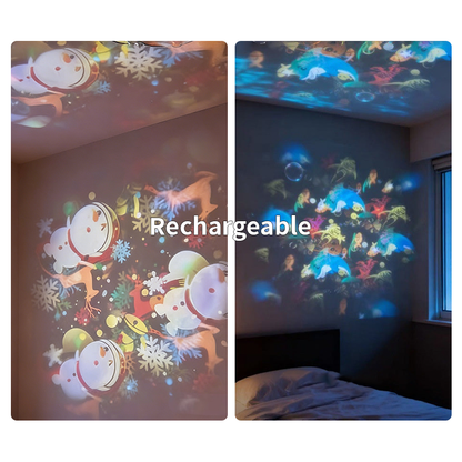 🎁2026 Hot Sale🔥Dynamic Rotating LED Projector Light