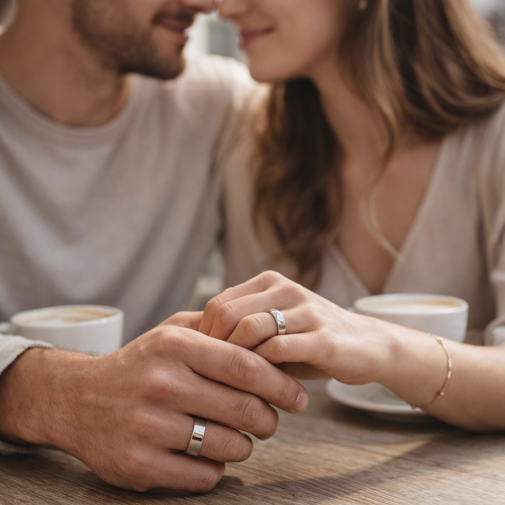 Magnetic Ring - Elegant Stainless Steel Ring - Magnet Rings