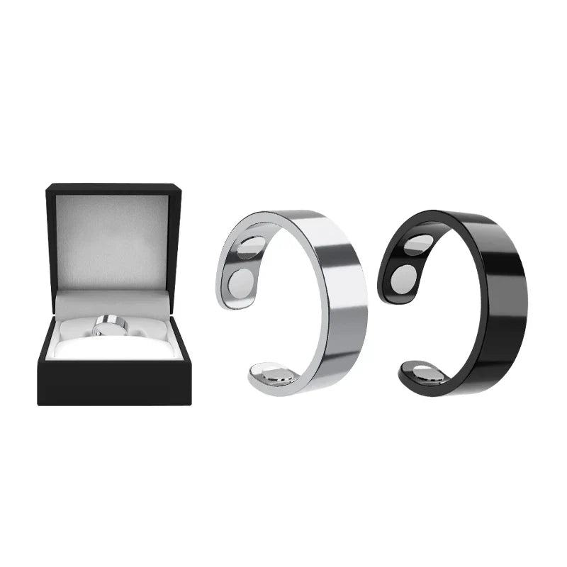 Magnetic Ring - Elegant Stainless Steel Ring - Magnet Rings