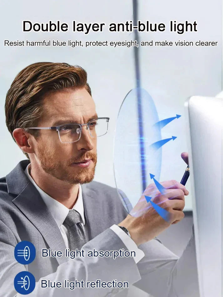 🌎Ends Today: 50% OFF!🔥👓Ultra Light Anti Blue Presbyopic Glasses✨