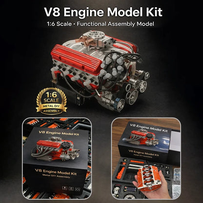 🎉Last Day Promotion 50% OFF + FREESHIPPING🔥 - Gasoline OHV V8 Small-block Engine Model Kits