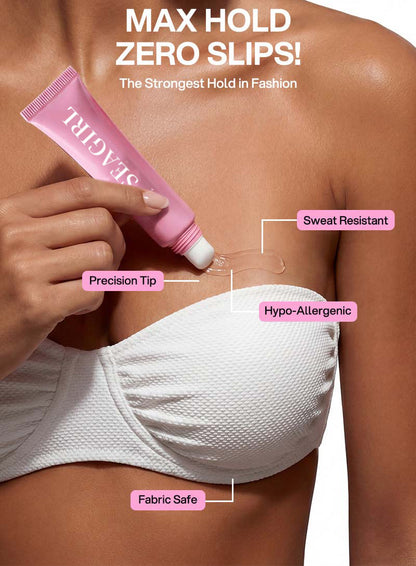 SEAGRIL® Professional Body Adhesive Sweat & Water Resistant Stain-Free Easy to Remove