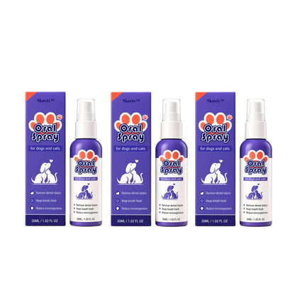 Pet Oral Spray ✅FDA Approved | Freshen Breath, Remove Tartar & Promote gum regeneration, stabilize teeth 🦷🦷