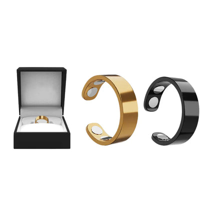 Magnetic Ring - Elegant Stainless Steel Ring - Magnet Rings