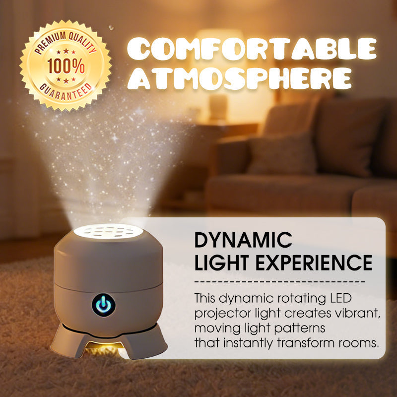 🎁2026 Hot Sale🔥Dynamic Rotating LED Projector Light